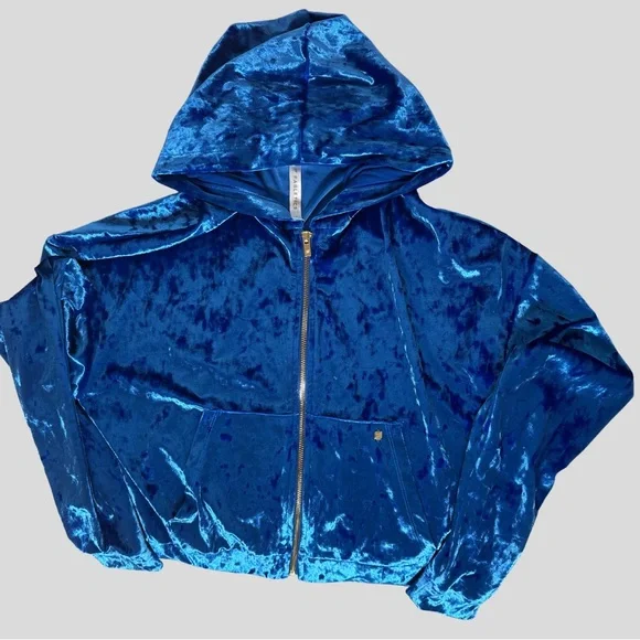 Fabletics Sapphire Velvet Hoodie - Picture 6 of 9